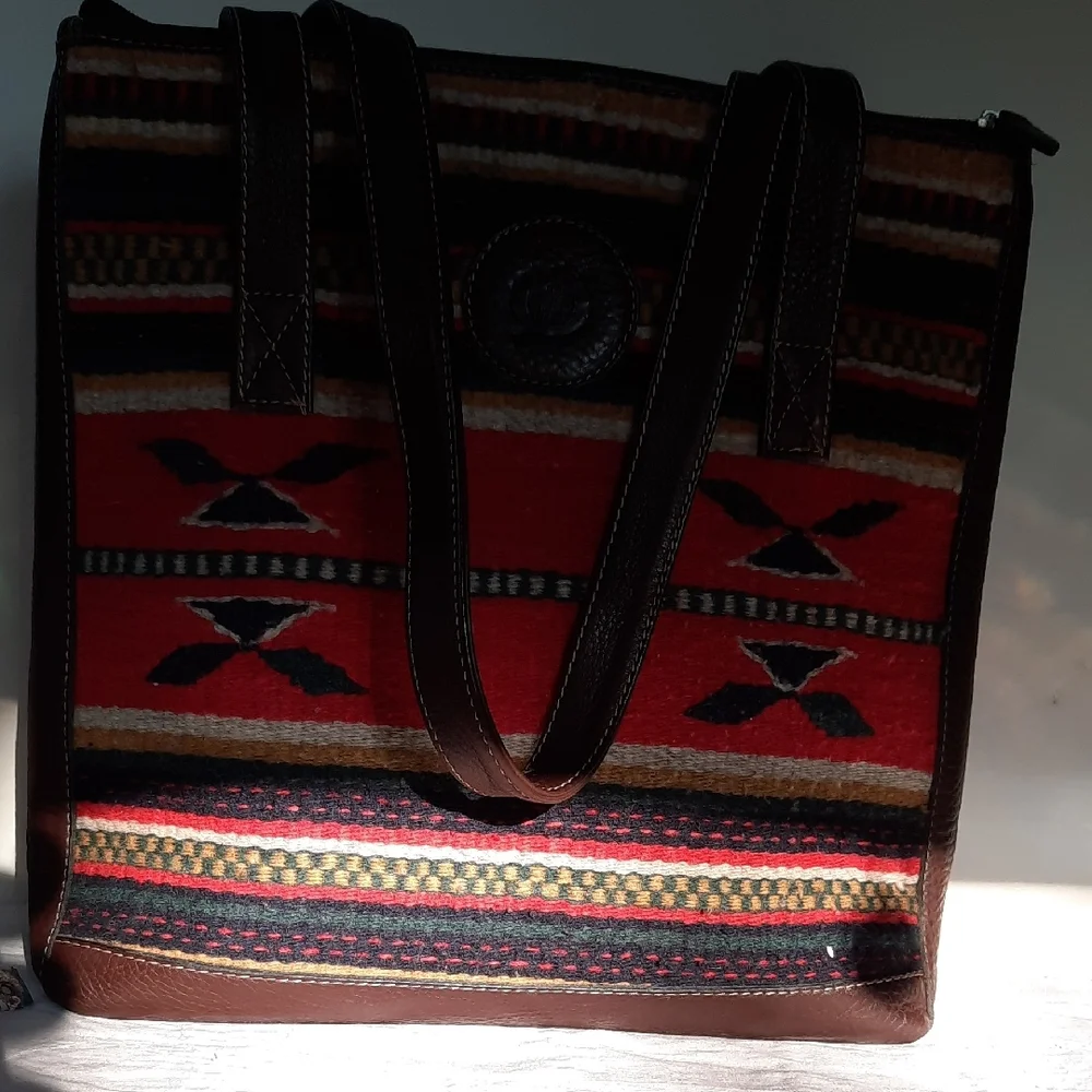 Born Primitive Multicolor Patterned Tote Bag - Picture 3 of 13